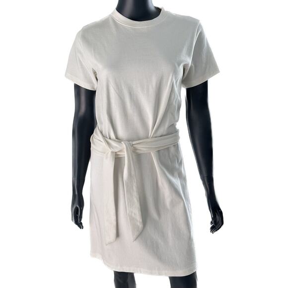 VINCE OFF-WHITE SIDE-TIE MINIDRESS XS X-Small - Picture 1 of 10